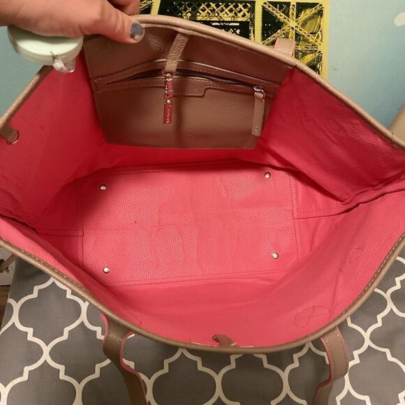 Lodis peppled leather bag tote - Picture 9 of 10